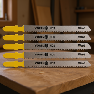 Hojas de sierra Vorel HCS para cortar madera, paquete de 5 - Product Image 3