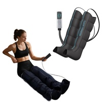 Drainage lymphatique musculaire Pressothérapie Pieds fatigués pour améliorer la circulation Récupération Masseur de jambes Bottes de compression d'air