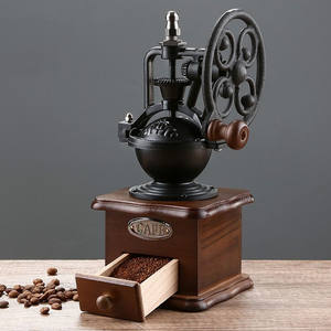Riesenrad Handkurbel Bohnen mühle Vintage Style Handkurbel Espresso maschine Manuelle Kaffeemühle Ausrüstung für den Haushalt - Product Image 2