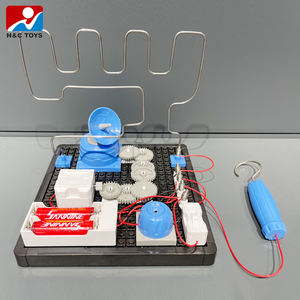 <span class=keywords><strong>Juego</strong></span> de laberinto táctil de descarga eléctrica, transmisión de engranajes, circuito de <span class=keywords><strong>ciencia</strong></span> electrónica, juguetes mecánicos - Product Image 4