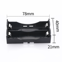 Boîtier de batterie Feiben ABS 2 cellules 18650 avec support de broches PCB 7.4V BMS certifié CE Garantie de 3 mois à 1 an