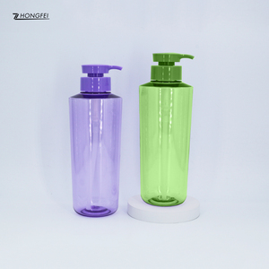 Màu Tím 500Ml Sang Trọng Mỹ Phẩm <span class=keywords><strong>Container</strong></span> Có Thể Được Bơm Lại Vòng Nhựa Chai Dầu Gội Đầu 16Oz Cho Kem Dưỡng Da Điều Hòa Bao Bì - Product Image 5