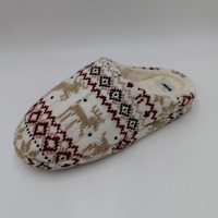 Pantoufles en tricot doux pour femmes à prix réduit, avec semelle antidérapante en mousse à mémoire de forme, pantoufles d'intérieur en tricot pour femmes
