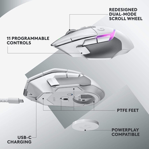 Ratón Inalámbrico para Juegos <span class=keywords><strong>Logitech</strong></span> <span class=keywords><strong>G502</strong></span> X Plus, 25600 DPI, Tecnología LIGHTSPEED, 120 Horas de Duración de la Batería, 8 Zonas RGB para Jugadores Profesionales - Product Image 5