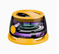Cadeau d'entreprise promotionnel, solaire portable, alimenté par DC 1.5, pour haut-parleur V2.0, autonomie de la batterie de 15 à 20 heures, LED RVB, support de téléphone, radio FM