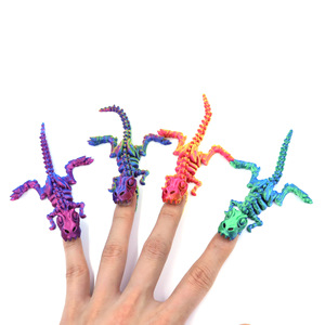Ornament Cross-border 3D Printed Plastic Dinosaur Egg Set Easter Festival Decoration Dragon Children's Toy Gift for Girls - Product Image 3