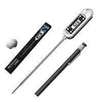 Termometer Daging BBQ Profesional Tahan Air, Termometer Makanan Digital Anti Cipratan, Probe yang Dapat Dicuci untuk Panggangan, Smoker, Oven, Dapur