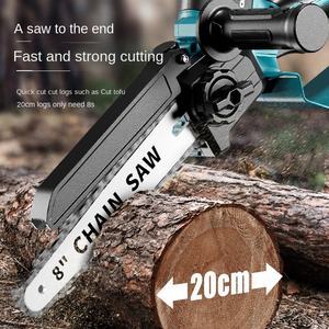 <span class=keywords><strong>เลื่อย</strong></span>โซ่ยนต์ไร้สายเกรดอุตสาหกรรม 450W 21V แบตเตอรี่ลิเธียม 3AH ใช้งานมือเดียว สำหรับใช้ในบ้านและสวน - Product Image 2