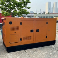 Générateur à gaz super silencieux de 30 kW avec ATS, cabine insonorisée, système de refroidissement par eau triphasé 4 fils, disponible en ligne