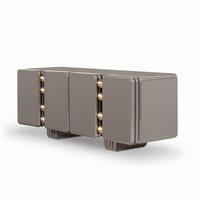 Buffet de Luxe Moderne en Bois Massif Personnalisable – Meuble de Rangement Latéral pour Villa, Manoir, Salon