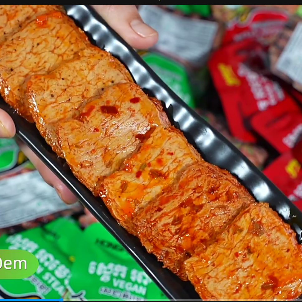 Веганская пища, соевый белок, Вегетарианское мясо, острая фасоль, закуска