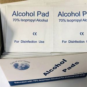 Toallitas húmedas para decoración de uñas de alta calidad, almohadillas desechables de <span class=keywords><strong>alcohol</strong></span> isopropílico 70% para uso de desinfección - Product Image 3