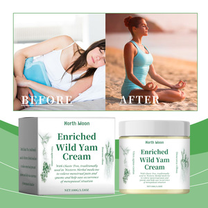 Crema de alivio menstrual de ñame natural a base de hierbas para aliviar la dismenorrea y regular la crema nutritiva de cólico menstrual - Product Image 2