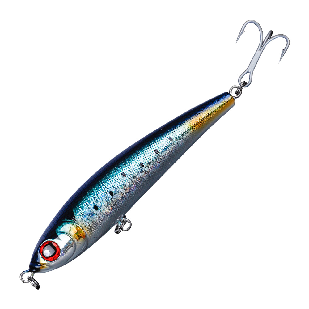 Lot De 8 Leurres De Pêche Coulants Crayon - Eau Douce Et Mer - Neufs