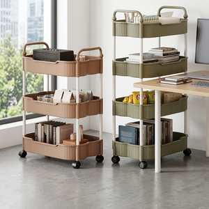 Chariot de rangement grande capacité, étagère à chaussures simple pour entrée, gain de place, étagère de rangement multi-niveaux élégante pour la maison - Product Image 2