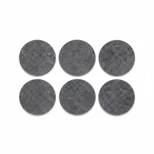 Almohadillas Redondas Autoadhesivas de Fieltro No Tejido GRIS de 50 mm para Patas de Muebles - Product Image 2