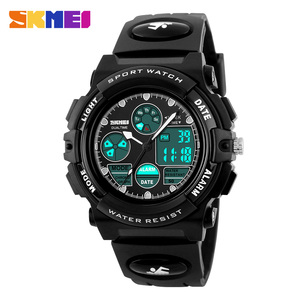 Montres pour enfants <span class=keywords><strong>SKMEI</strong></span> <span class=keywords><strong>1163</strong></span>, montres numériques à quartz LED sportives et tendance pour filles et garçons, montre-bracelet étanche à dessin animé - Product Image 5