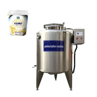 Pasteurisateur par lots entièrement automatisé, cuve de pasteurisation en acier inoxydable, petit équipement de pasteurisation du lait