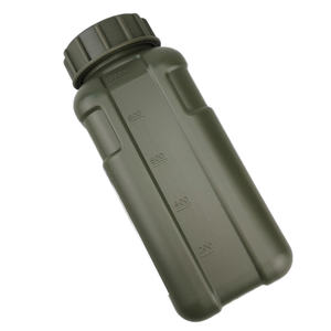 Échantillon gratuit Tasse de cantine d'eau tactique en bois en plein air Tasse de camping en acier inoxydable avec poignée Ceinture de bouilloire d'entraînement de camouflage - Product Image 1