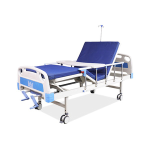 Cama Médica Plegable <span class=keywords><strong>de</strong></span> 2 Funciones en Oferta, Cama <span class=keywords><strong>de</strong></span> Hospital Manual <span class=keywords><strong>de</strong></span> Metal con 2 Manivelas para UCI, <span class=keywords><strong>Precio</strong></span> <span class=keywords><strong>de</strong></span> <span class=keywords><strong>Segunda</strong></span> Mano - Product Image 2