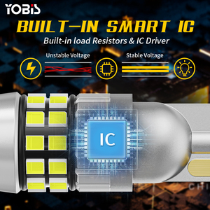 YOBIS T10 <strong>LED</strong> 168 2825 W5W Wedge 30SMD 2016 Bright Chips Error Free for Car Dome Map Door Marker <strong>Indicator</strong> Dash Instrument Bulbs - Product Image 6