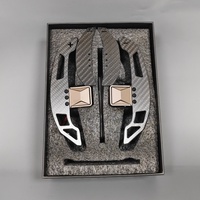 2 paires de palettes de changement de vitesse magnétiques en fibre de carbone pour VW Golf 7R MK6 MK7 MK8 GTI Passat Polo Touareg
