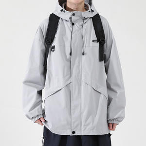 Veste Softshell Homme Respirante Imperméable de Haute Qualité Vente en Gros Fermeture Éclair Résistante à l'Usure Coupe-Vent Extérieur - Product Image 4