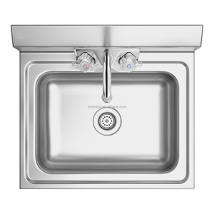 Lavamanos de Acero Inoxidable Montado en la Pared, Lavabo Comercial Colgante Fácil de Limpiar para Restaurantes, Fábricas de Alimentos y Cantinas - Product Image 2