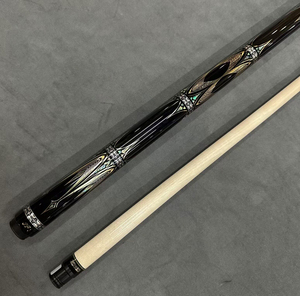 JFLOWERSJF20-26G Maple Wood Pool Cue 58 Inch 13mm Tip 1 2 Split Billiard Cue Stainless Steel Joint Smooth Grip for Pool Table - Product Image 2