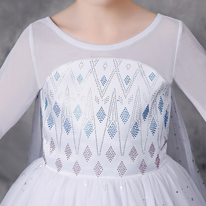 Vêtements pour enfants enfants fête Cosplay Costume à manches longues Sequin princesse fille <span class=keywords><strong>Elsa</strong></span> robe ensemble nouveau <span class=keywords><strong>Elsa</strong></span> <span class=keywords><strong>Anna</strong></span> robe DISP-013 - Product Image 5