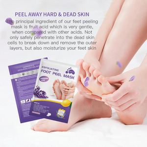 Mascarilla Exfoliante de Lavanda <span class=keywords><strong>para</strong></span> <span class=keywords><strong>Pies</strong></span> Efecto <span class=keywords><strong>Peeling</strong></span> que Deja los <span class=keywords><strong>Pies</strong></span> Suaves como los de un Bebé Elimina Células Muertas y Repara Talones Ásperos Cuidado y Belleza - Product Image 3