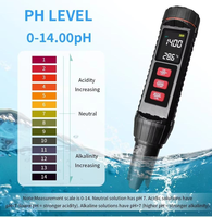 Testeur numérique de qualité de l'eau 7-en-1 |   Moniteur de pH, TDS, EC, salinité, S.G, ORP et température, pH-mètre portable de type stylo, étanche