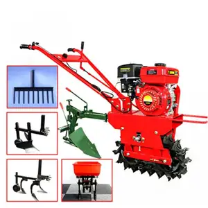 Bauernhof Mini Diesel Walking Hand traktor, Drehpflug Maschine, Raupen fahrzeug Typ, Mikro-Füllung