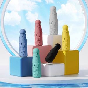 Parapluie de voyage personnalisé, mini, pliable, anti-UV, imperméable, de haute qualité, avec abri - Product Image 5