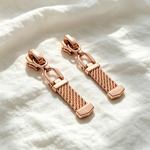 Custom Clothing Zipper Pulls <b>Gold</b> Metal Zipper Pulls 5 Pieces Bag Accessories - Product Image 4