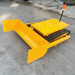 Nouveau véhicule de transport plat sur chenilles à commande électrique à usage domestique, <span class=keywords><strong>bulldozer</strong></span>/alimentateur polyvalent - Product Image 1
