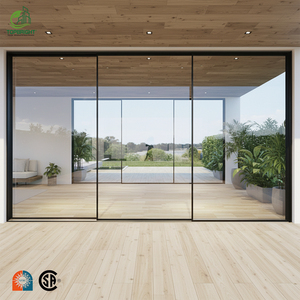 <span class=keywords><strong>Puerta</strong></span> <span class=keywords><strong>Corredera</strong></span> de Aluminio para Patio Exterior con Marco Delgado Moderno, Aprobada por Topbright Florida, de Piso <span class=keywords><strong>a</strong></span> <span class=keywords><strong>Techo</strong></span> - Product Image 1