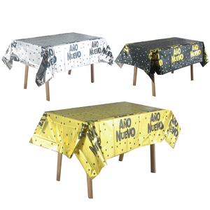 Nappe jetable en film d'aluminium pour baptêmes et fêtes espagnoles, occasions du Nouvel An et Noël - Product Image 4