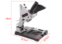 Support pour meuleuse d'angle universel multifonctionnel robuste, table de conversion pour meuleuse d'angle, scie à table, support pour meuleuse à main, étagère fixe