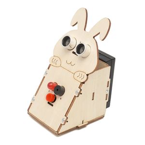 OKYN-G5793 Kit de Materiales para Experimentos Científicos, Modelo de Probador de Postura Ultrasónico de Madera para Ensamblar, Hazlo Tú Mismo - Product Image 4