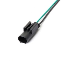 Steker Sensor 2 Arah Jantan Betina 1-967570-3/1-967644-1 Kabel Harness Panjang 15CM