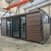 Maison conteneur pliable de type Z, 20 pieds, 40 pieds, préfabriquée, modulaire, moderne, bureau, villa, hôtel, appartement
