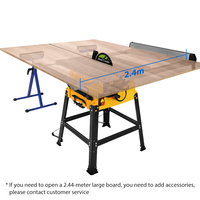Scie sur Table de Découpe LUXTER 255mm 1800W pour le Travail du Bois et Autres Scies Électriques