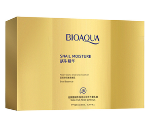 Set de 5 Piezas <span class=keywords><strong>Bioaqua</strong></span> de Alta Calidad y Bajo Precio: Loción Hidratante y Crema Facial de Caracol para el Cuidado de la Piel - Product Image 1