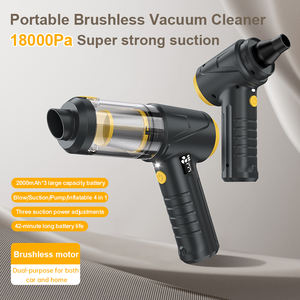 <span class=keywords><strong>Aspirateur</strong></span> de voiture compact sans fil DRC, portable, pour detailing automobile, aspiration 16000 PA, rechargeable, 6000 mAh - Product Image 2