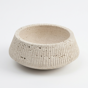 Bol en marbre travertin de qualité supérieure avec finition en pierre naturelle pour la décoration intérieure contemporaine de la maison et du bureau - Product Image 1