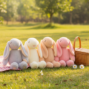 Jouets en peluche lapin/garçon d'enfer en gros, 38cm et 48cm, rembourrés en coton PP, pour cadeau de Pâques - Product Image 2