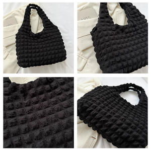 Bolso de Hombro con Diseño de Burbujas y Flores, Gran Capacidad, para Estudiantes, Bolso de Compras - Product Image 6