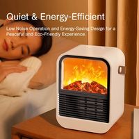 Cheminée Chauffage Électrique Chaud Ventilateur Ventilateur Portable De Bureau Ménage Maison Chauffage Poêle Radiateur Flamme Plus Chaud Machine