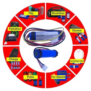 Onyx Studio แบตเตอรี่1/2 lityum iyon ใช้งานได้นาน3.7V 2600mAh แบตเตอรี่ CPL-598 LI11B001F สำหรับ Harman Studio1ลำโพง2ตัว - Product Image 1